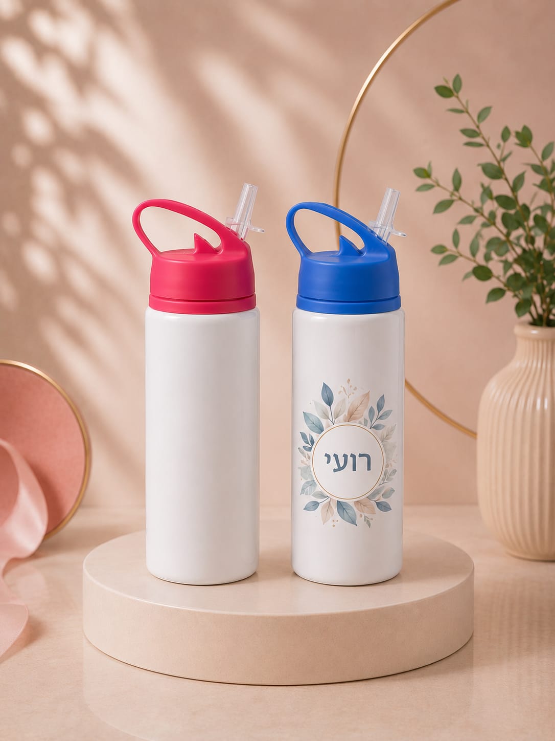 בקבוק אלומיניום פתח רחב 600 מ"ל