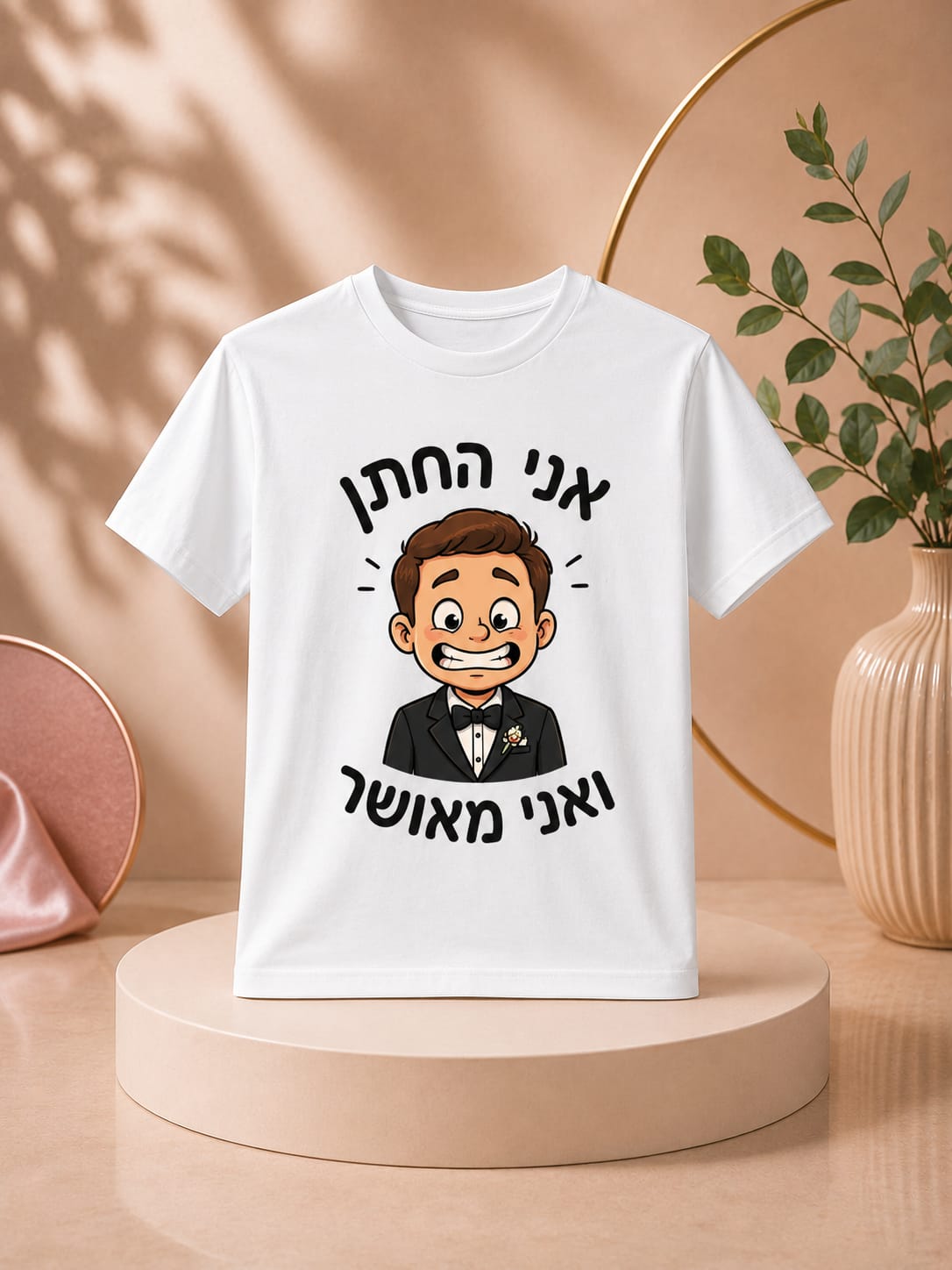 חולצה עם שרוול קצר לבוגרים